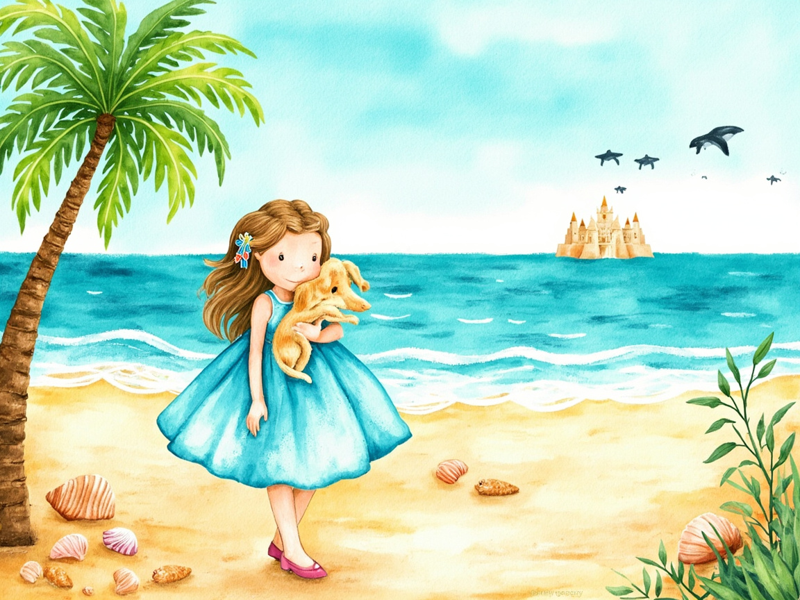 Find Luna at the Beach