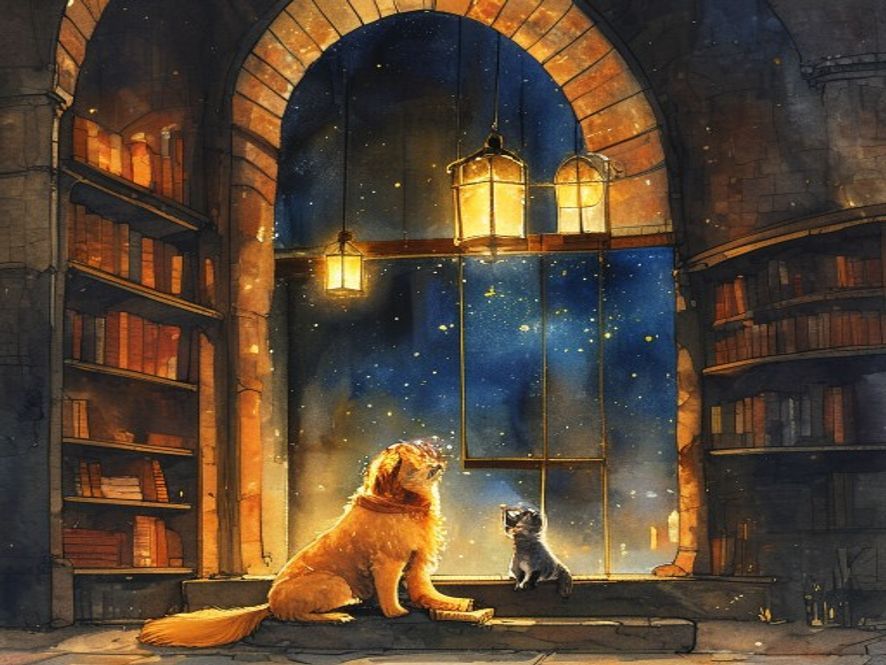 Find Luna at the Library