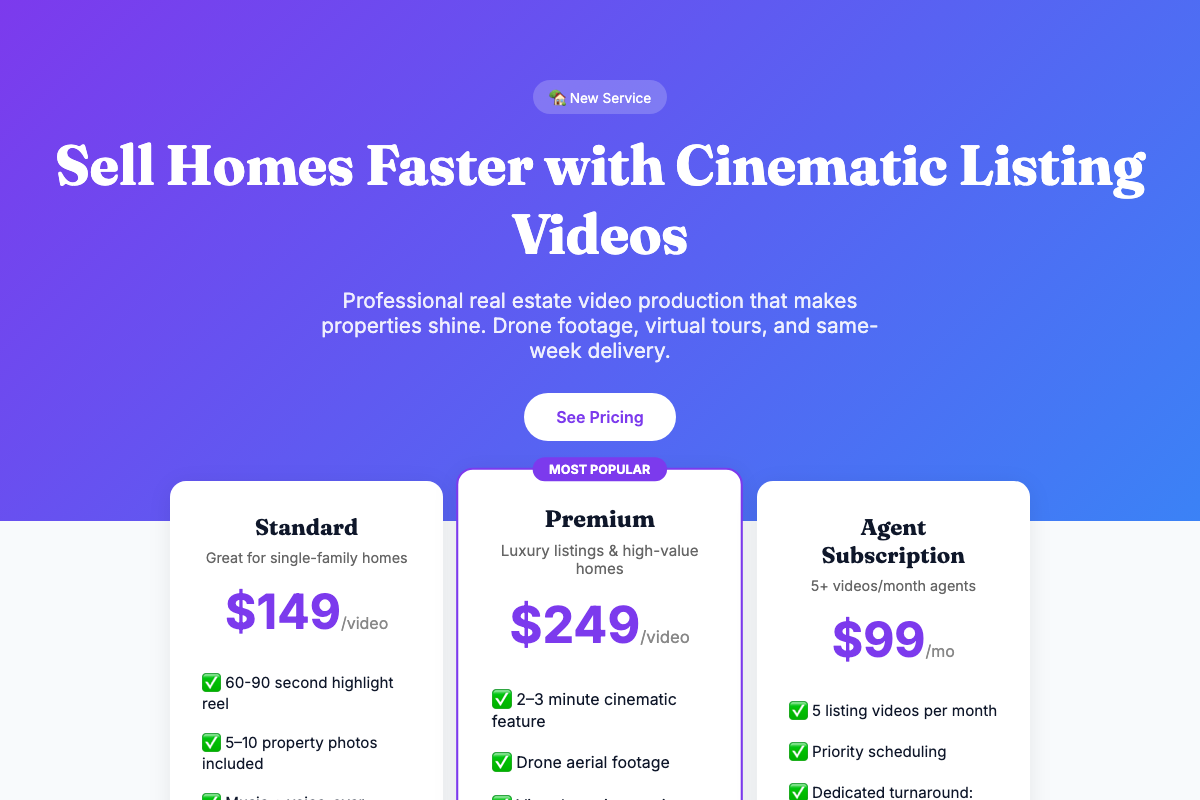 Real Estate Video
