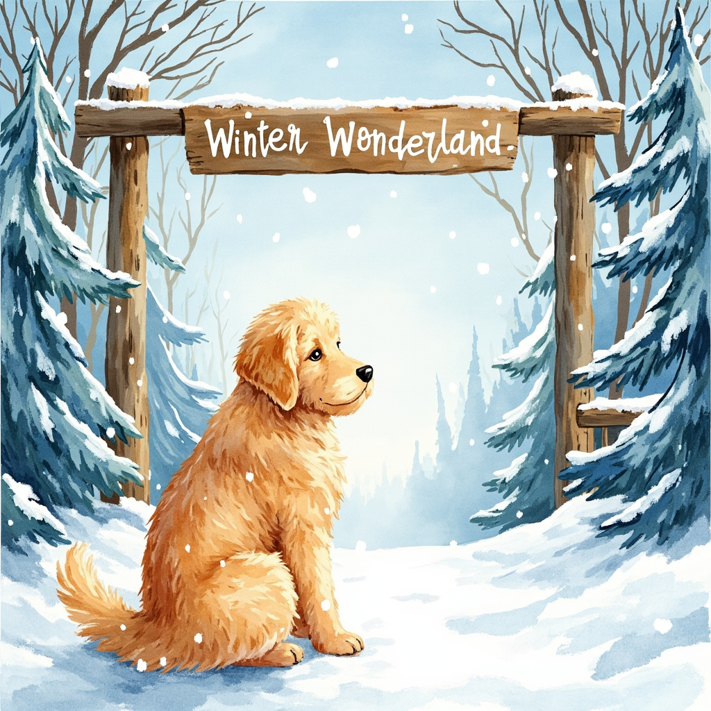Find Luna in the Snow
